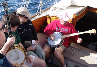 banjo lesson aboard viva